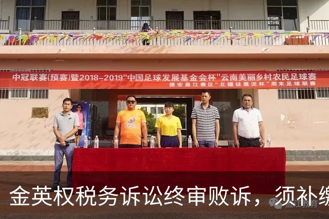 金英权税务诉讼终审败诉，须补缴含效力广州时期约417万元税款